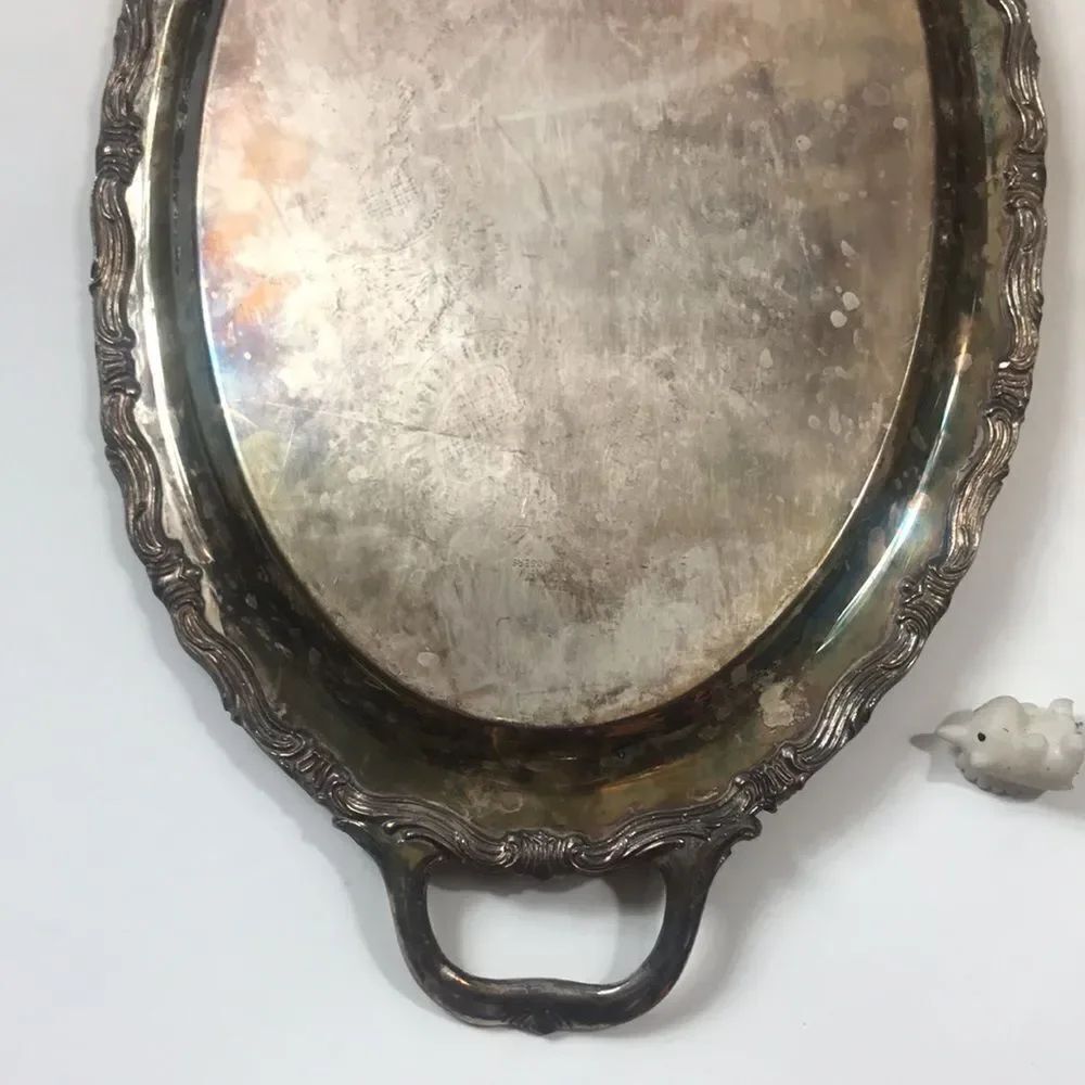 F.P ROGERS SILVER TRAY SERVICE VINTAGE - Picture 7 of 13